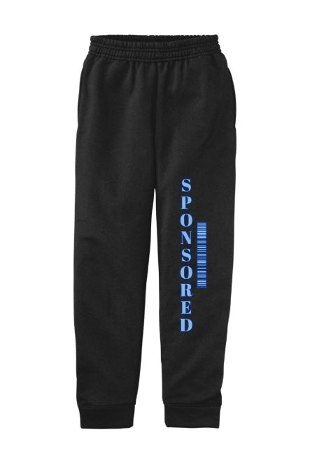 Blue Barcode Jogging Pant